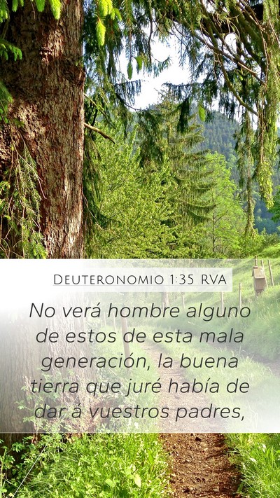 Deuteronomio 1:35 RVA Bible Verse Image