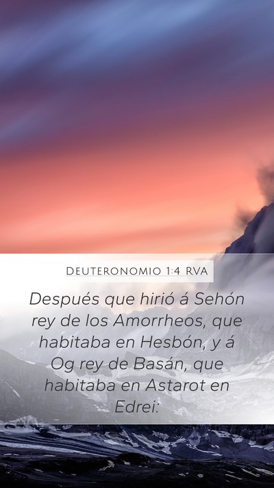 Deuteronomio 1:4 RVA Bible Verse Image