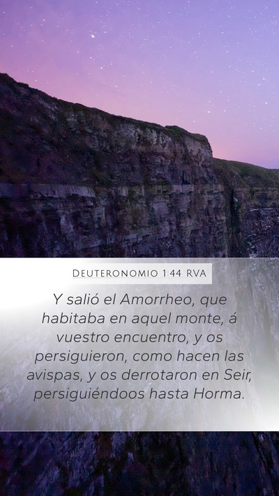 Deuteronomio 1:44 RVA Bible Verse Image