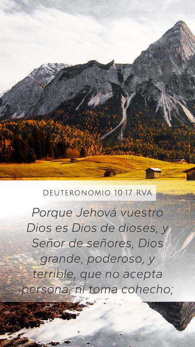 Deuteronomio 10:17 RVA Bible Verse Image