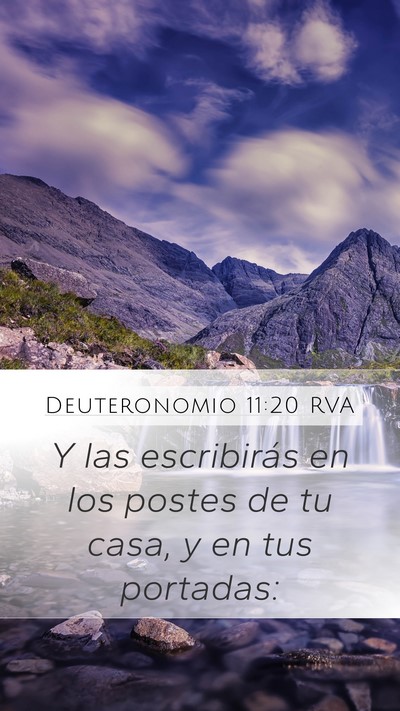 Deuteronomio 11:20 RVA Bible Verse Image