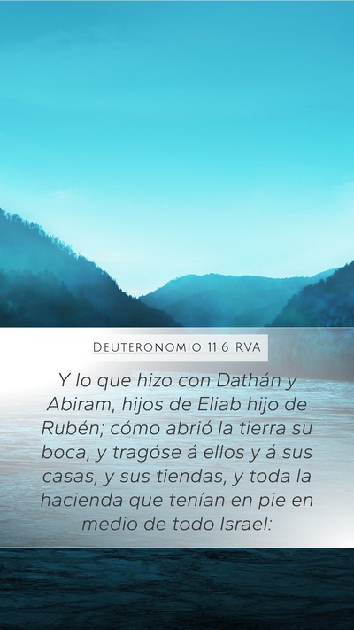 Deuteronomio 11:6 RVA Bible Verse Image