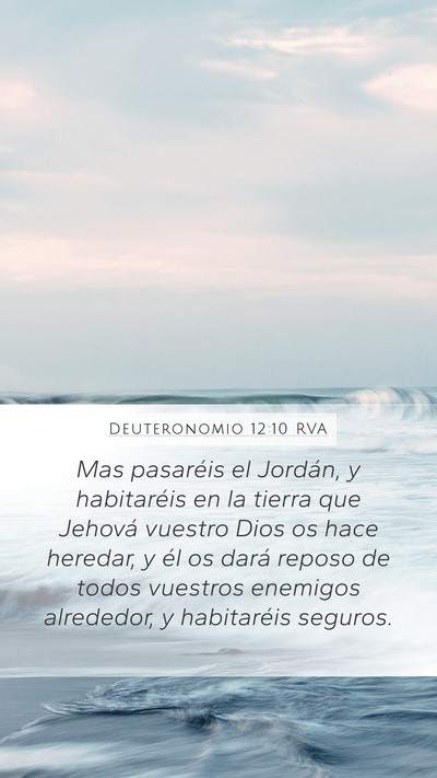 Deuteronomio 12:10 RVA Bible Verse Image