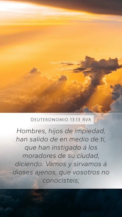 Deuteronomio 13:13 RVA Bible Verse Image