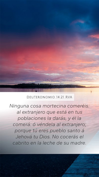 Deuteronomio 14:21 RVA Bible Verse Image