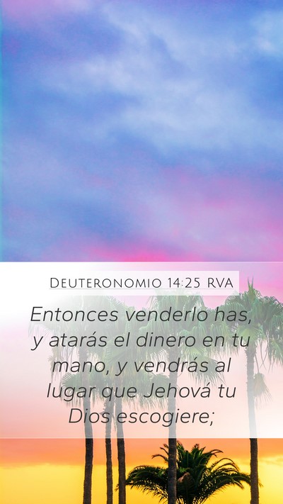 Deuteronomio 14:25 RVA Bible Verse Image