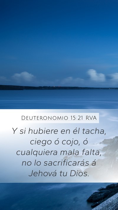 Deuteronomio 15:21 RVA Bible Verse Image