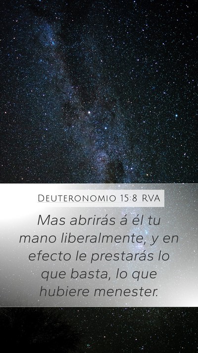 Deuteronomio 15:8 RVA Bible Verse Image