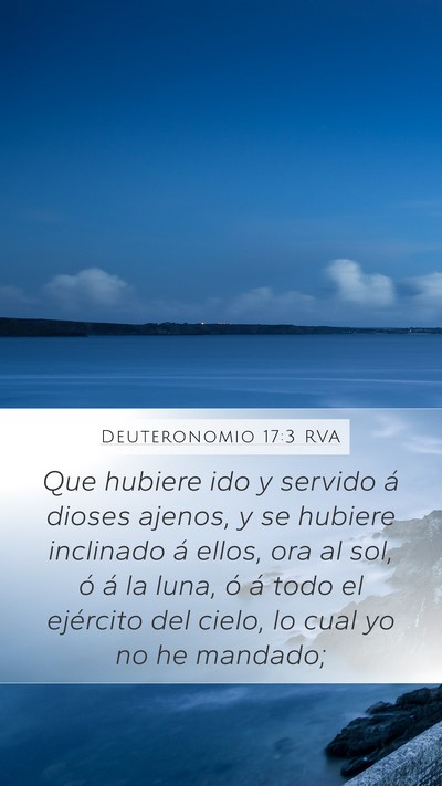 Deuteronomio 17:3 RVA Bible Verse Image