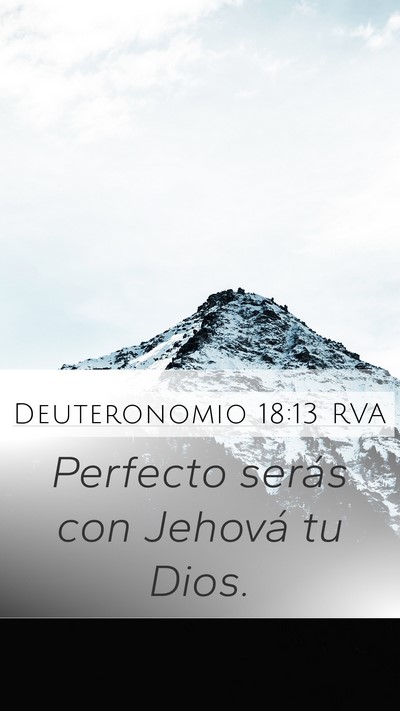 Deuteronomio 18:13 RVA Bible Verse Image