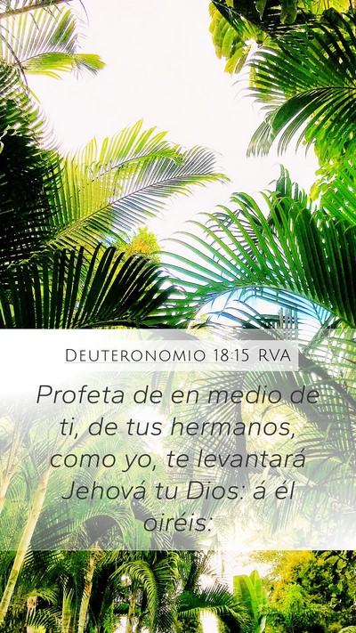 Deuteronomio 18:15 RVA Bible Verse Image