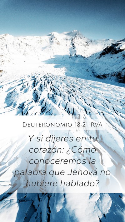 Deuteronomio 18:21 RVA Bible Verse Image