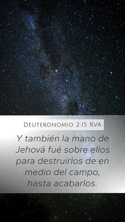 Deuteronomio 2:15 RVA Bible Verse Image