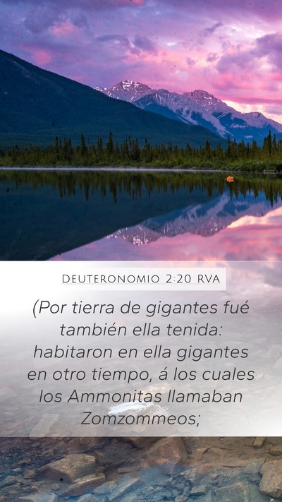 Deuteronomio 2:20 RVA Bible Verse Image