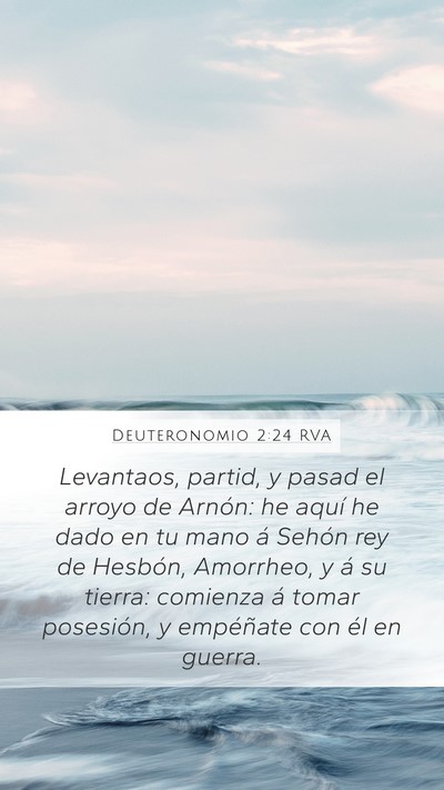 Deuteronomio 2:24 RVA Bible Verse Image