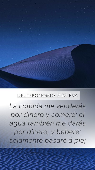 Deuteronomio 2:28 RVA Bible Verse Image