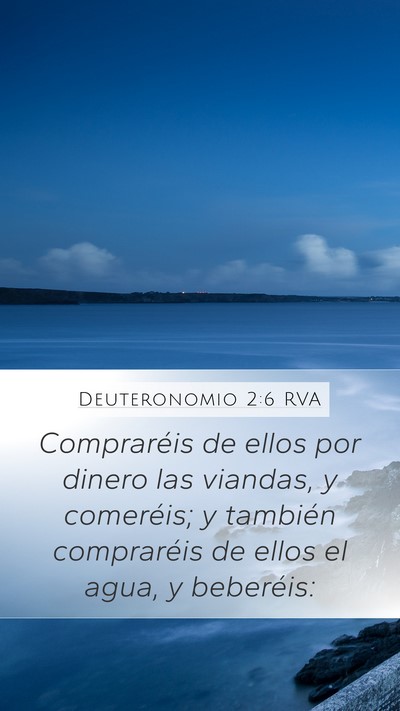 Deuteronomio 2:6 RVA Bible Verse Image