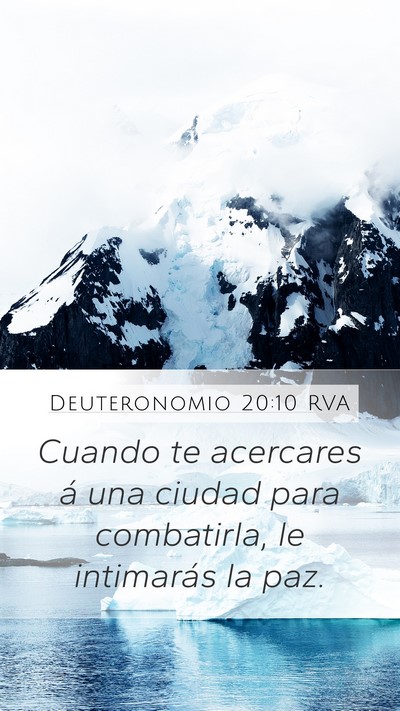 Deuteronomio 20:10 RVA Bible Verse Image