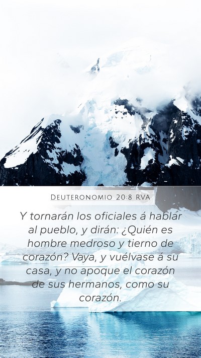 Deuteronomio 20:8 RVA Bible Verse Image