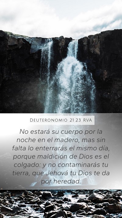 Deuteronomio 21:23 RVA Bible Verse Image