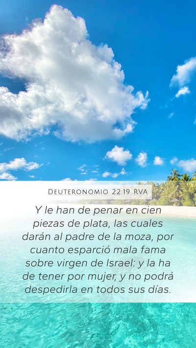 Deuteronomio 22:19 RVA Bible Verse Image