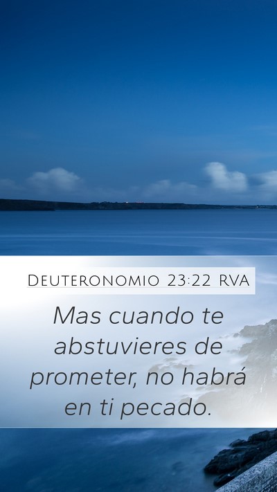 Deuteronomio 23:22 RVA Bible Verse Image