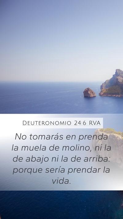 Deuteronomio 24:6 RVA Bible Verse Image