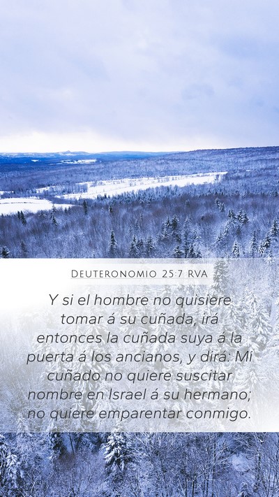 Deuteronomio 25:7 RVA Bible Verse Image