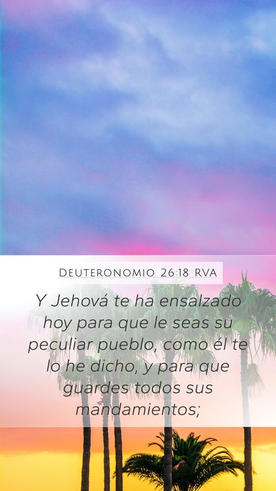 Deuteronomio 26:18 RVA Bible Verse Image