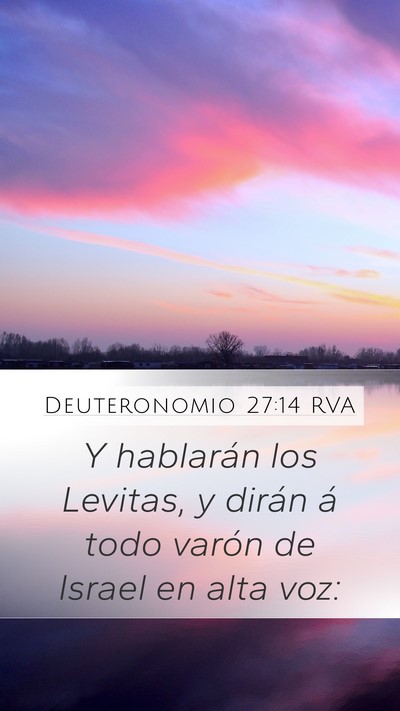 Deuteronomio 27:14 RVA Bible Verse Image