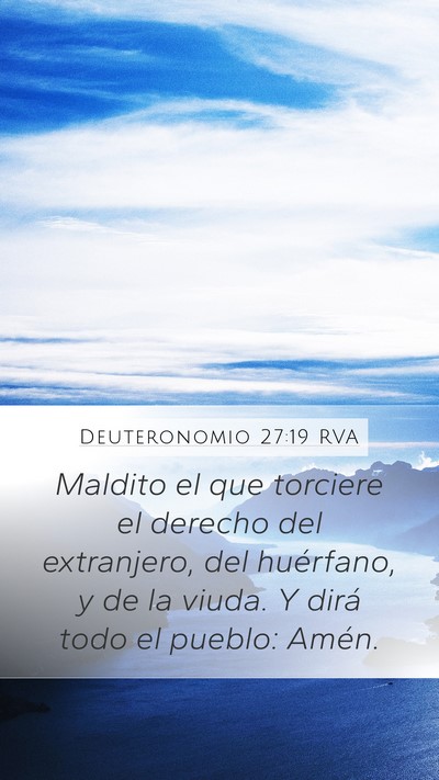 Deuteronomio 27:19 RVA Bible Verse Image