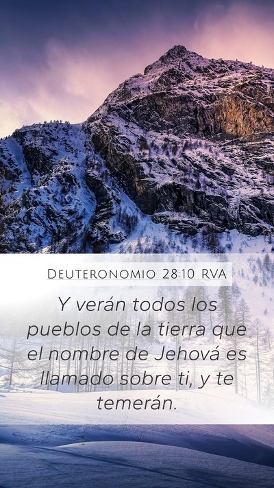 Deuteronomio 28:10 RVA Bible Verse Image