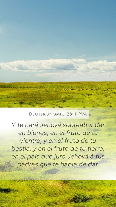 Deuteronomio 28:11 RVA Bible Verse Image
