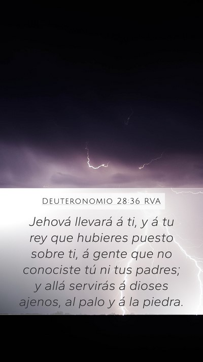 Deuteronomio 28:36 RVA Bible Verse Image