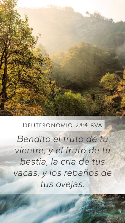 Deuteronomio 28:4 RVA Bible Verse Image
