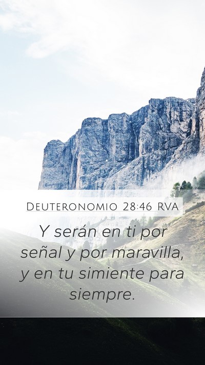 Deuteronomio 28:46 RVA Bible Verse Image