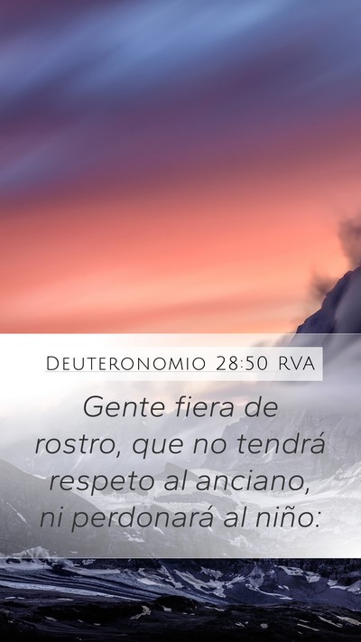 Deuteronomio 28:50 RVA Bible Verse Image