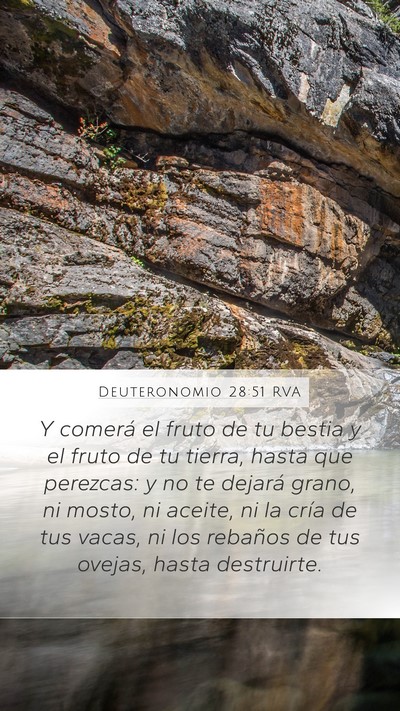 Deuteronomio 28:51 RVA Bible Verse Image