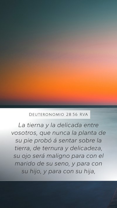 Deuteronomio 28:56 RVA Bible Verse Image
