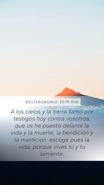 Deuteronomio 30:19 RVA Bible Verse Image
