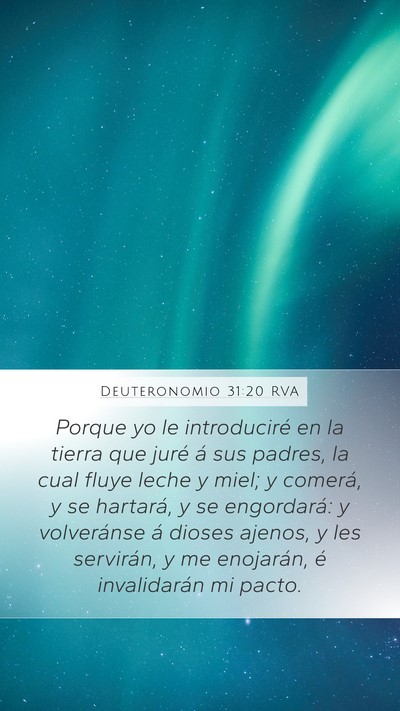 Deuteronomio 31:20 RVA Bible Verse Image