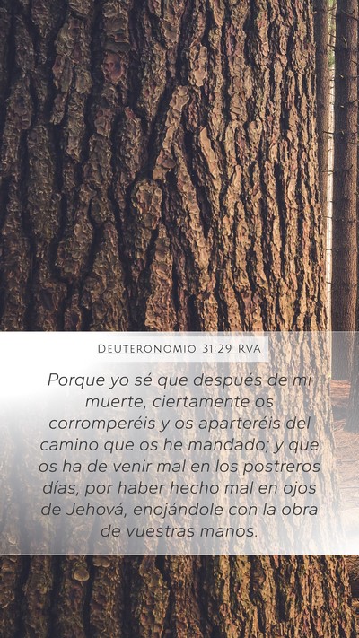 Deuteronomio 31:29 RVA Bible Verse Image