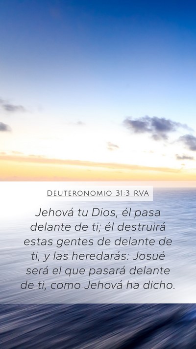 Deuteronomio 31:3 RVA Bible Verse Image