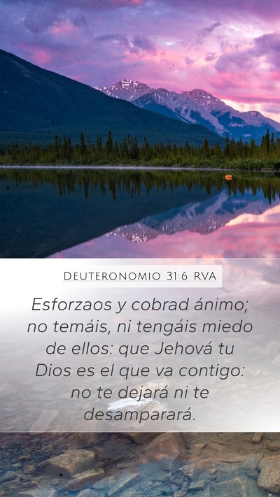Deuteronomio 31:6 RVA Bible Verse Image