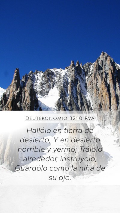 Deuteronomio 32:10 RVA Bible Verse Image