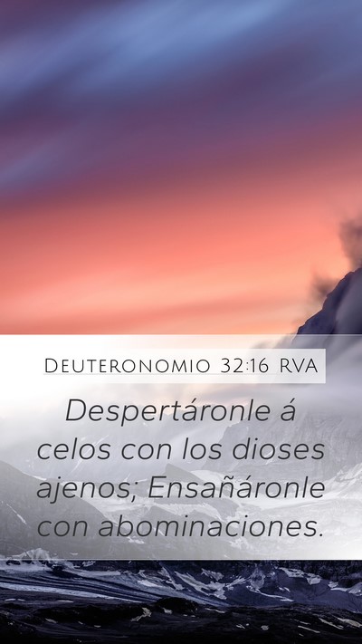 Deuteronomio 32:16 RVA Bible Verse Image