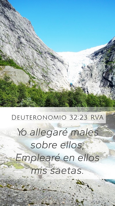 Deuteronomio 32:23 RVA Bible Verse Image