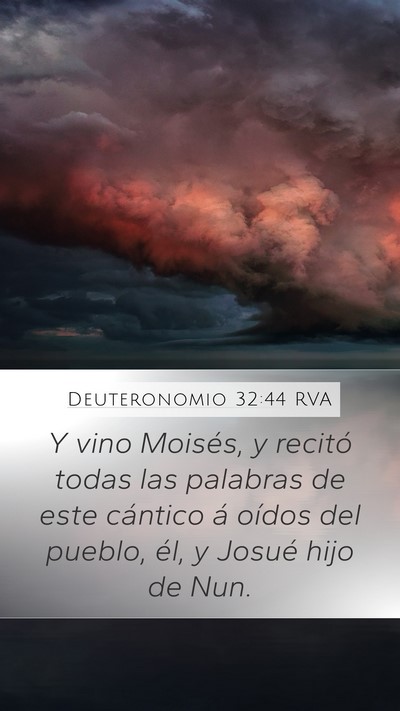 Deuteronomio 32:44 RVA Bible Verse Image