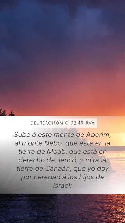 Deuteronomio 32:49 RVA Bible Verse Image