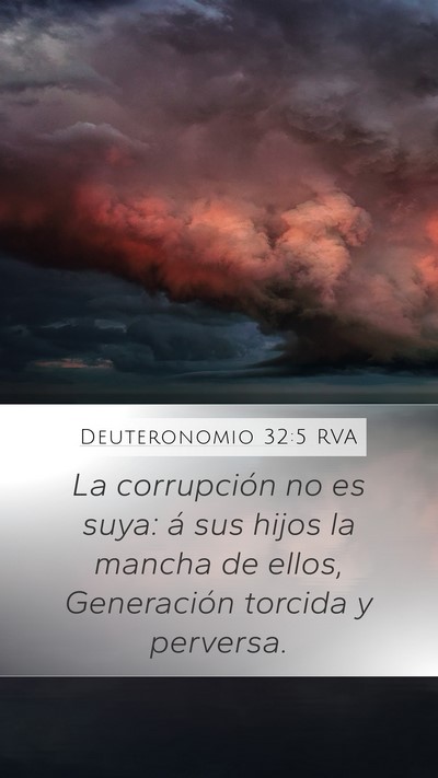 Deuteronomio 32:5 RVA Bible Verse Image